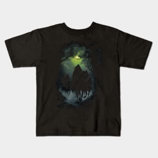 The Nine Riders Under the Moonlight - Fantasy Kids T-Shirt